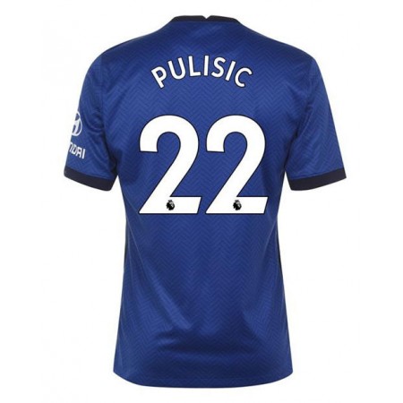 Billiga Fotbollströjor Chelsea Christian Pulisic 22 Hemma tröja 2020/21 Kortärmad